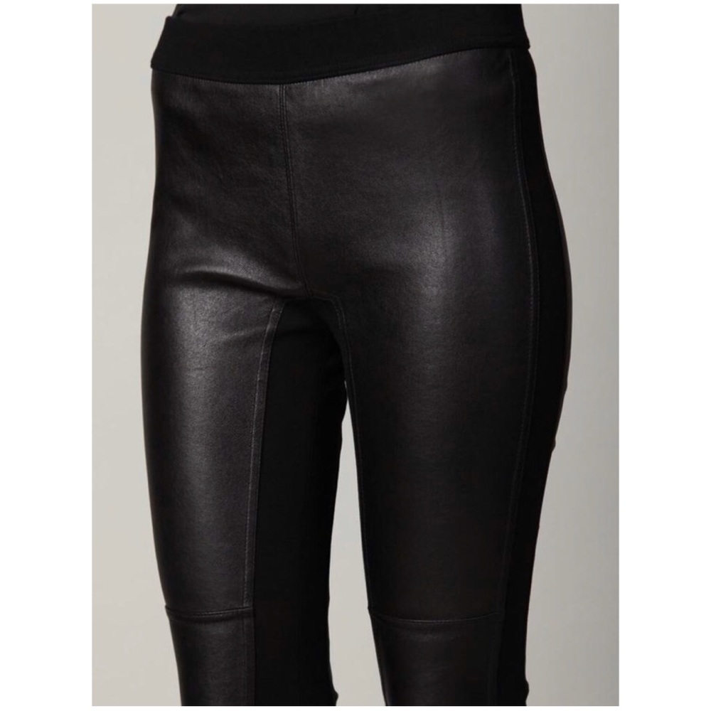 Marc by Marc Jacobs Knit Contrast Leather Leggings